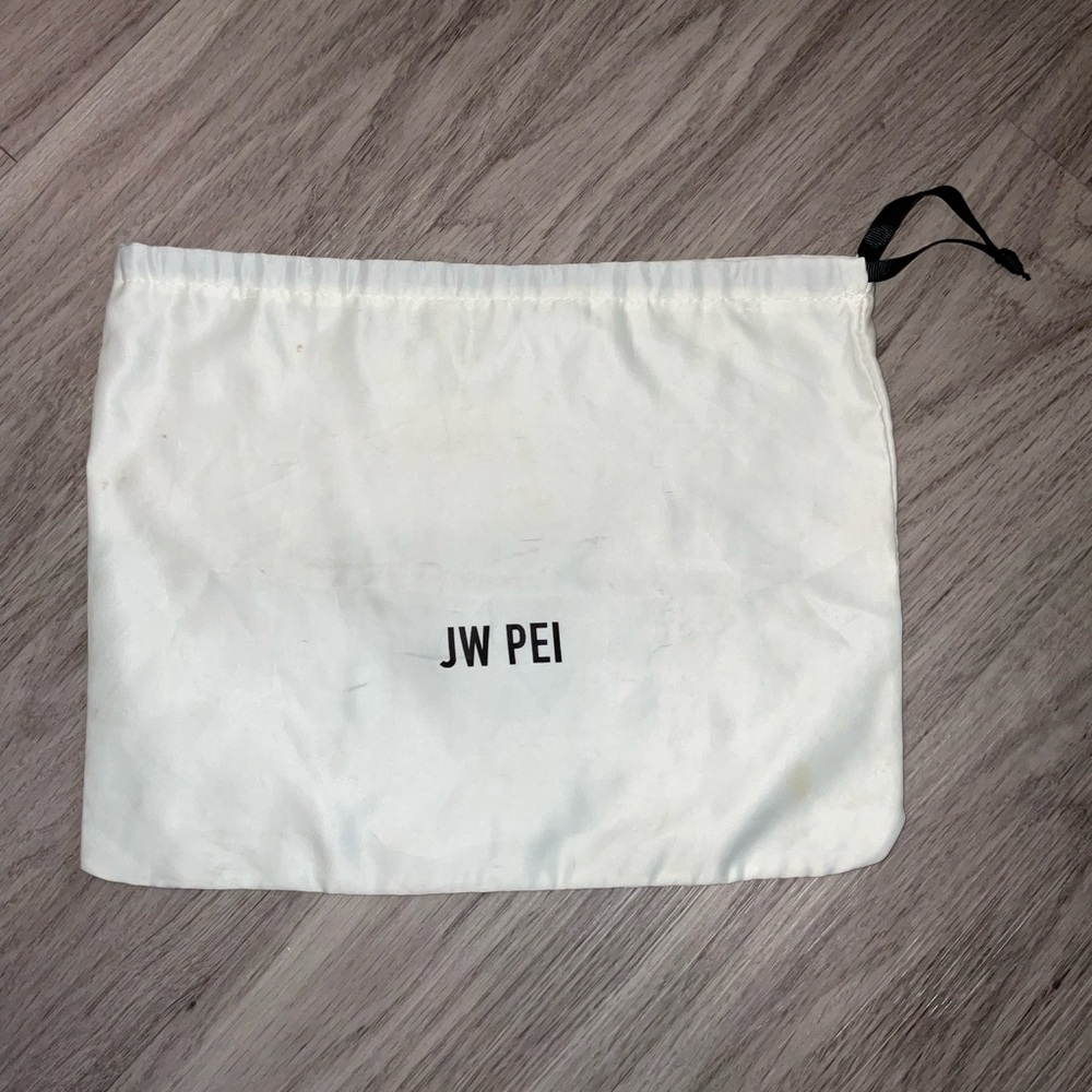 JW PEI Cream Dust Bag with Black Logo